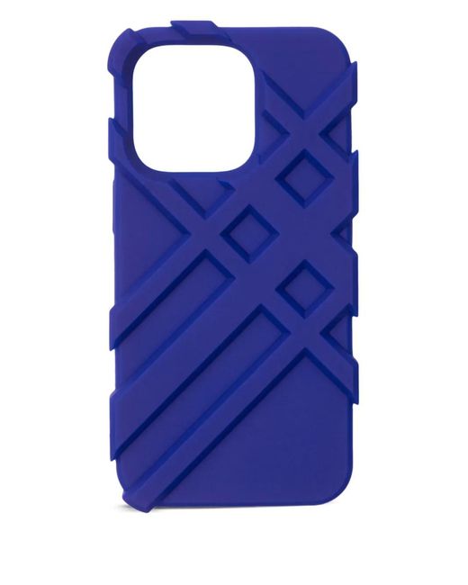 Burberry Blue Iphone 16 Pro Case for men