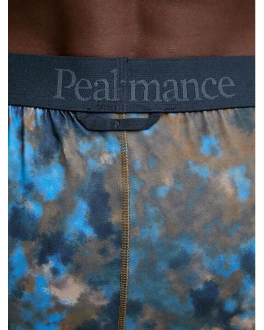 Peak Performance Cropped Legging Met Print in het Blue voor heren
