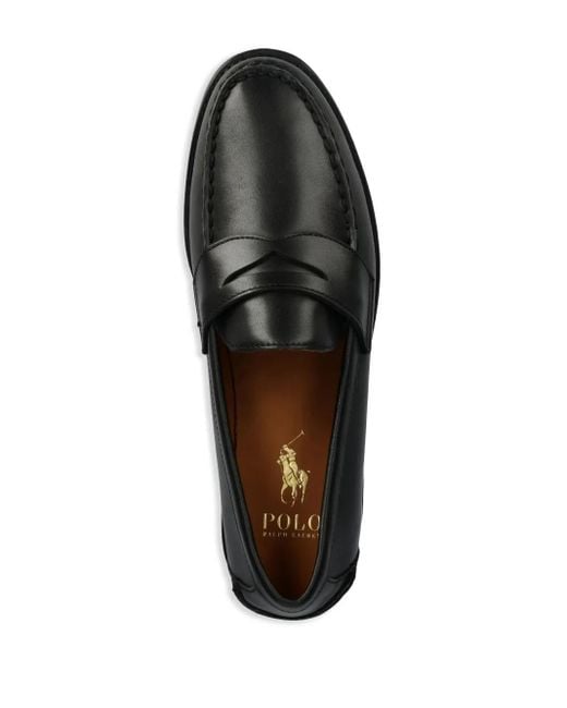 Polo Ralph Lauren Black Alston Penny Loafers for men