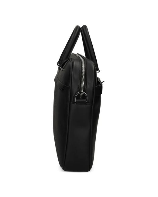 Portadocumenti Con Monogramma di Boss in Black da Uomo