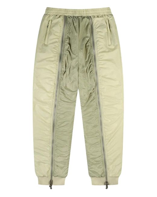 THUG CLUB Green Double Flying Bio Track Pants for men