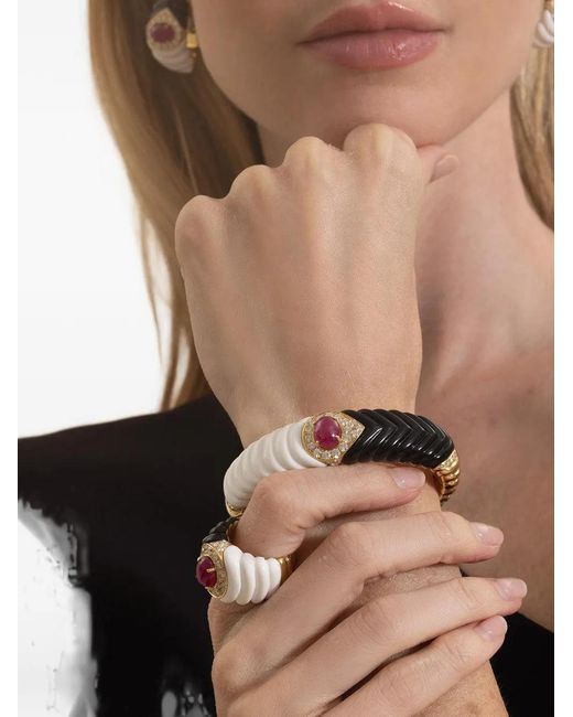 Andreoli Natural Ruby And Diamond Ring