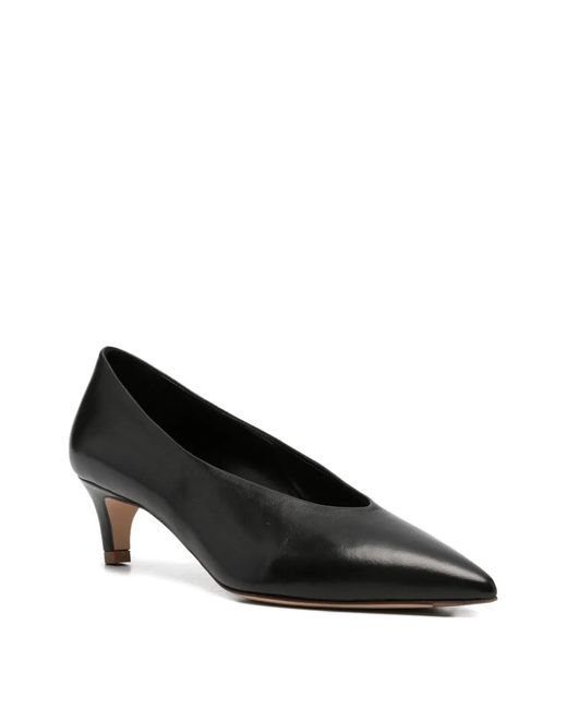 LORENA PAGGI Black Pointed-Toe Pumps