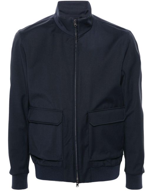 Herno Blue Virgin-wool Jacket for men