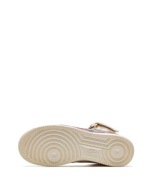 Nike X Louis Vuitton Air Force 1 Mid Sneakers in het Multicolor