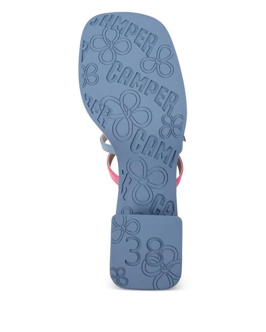 Camper White Kora Strapped Sandals