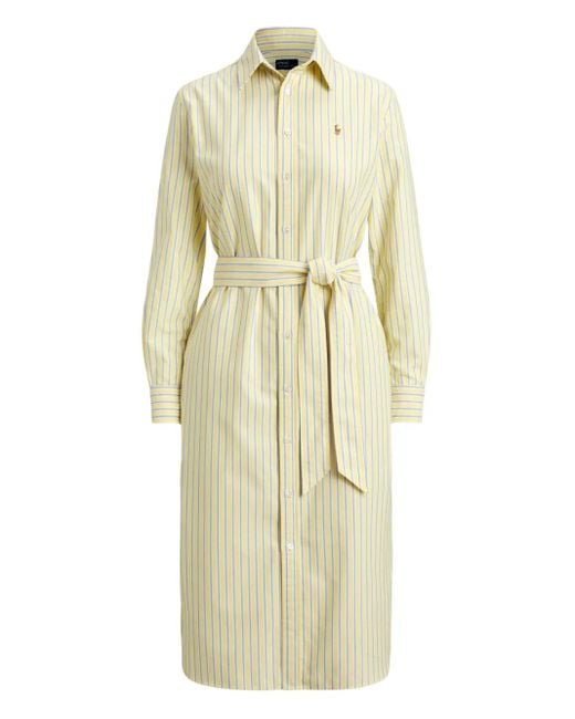 Polo Ralph Lauren ストライプ シャツドレス White