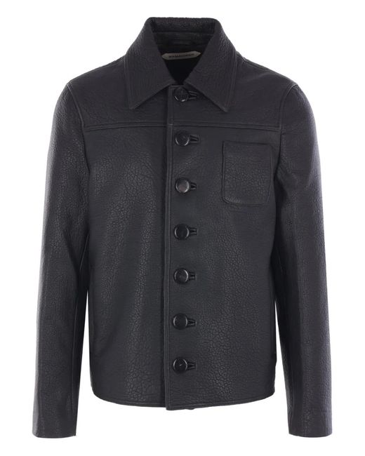 Chaqueta William de piel NAMACHEKO de hombre de color Blue
