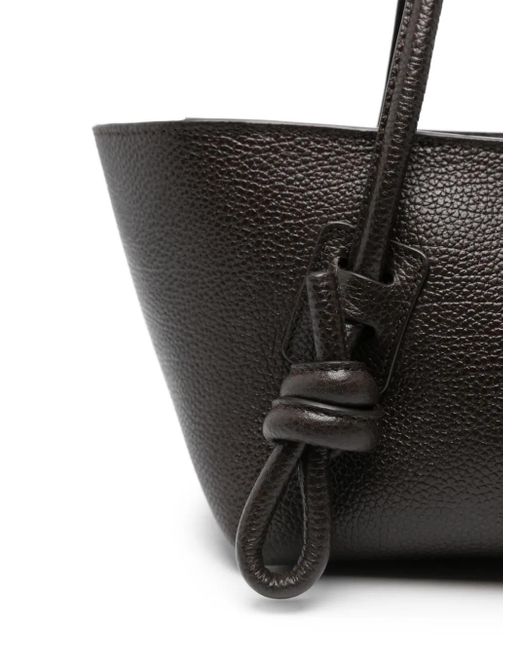 Sac Porté Épaule Fleca En Cuir Hereu en coloris Black