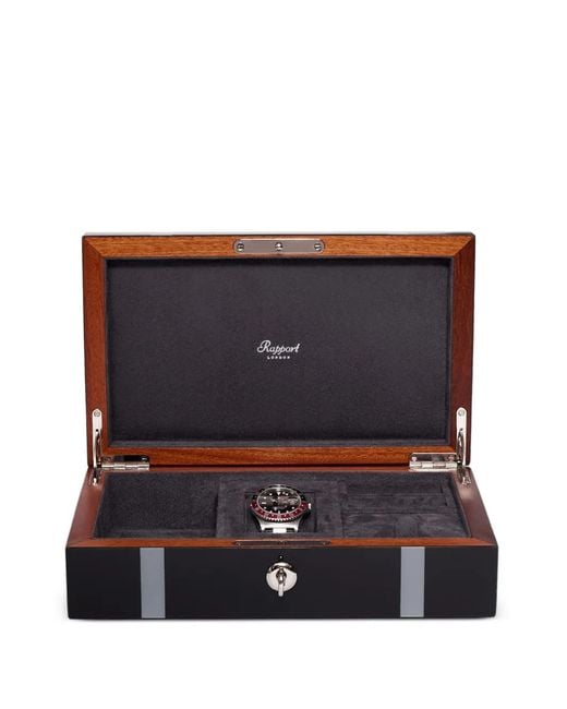 Rapport Black Carnaby Watch And Accessory Box