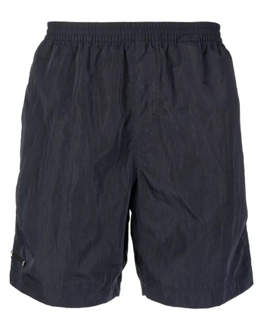 True Tribe Blue Elasticated-Waistband Shorts for men