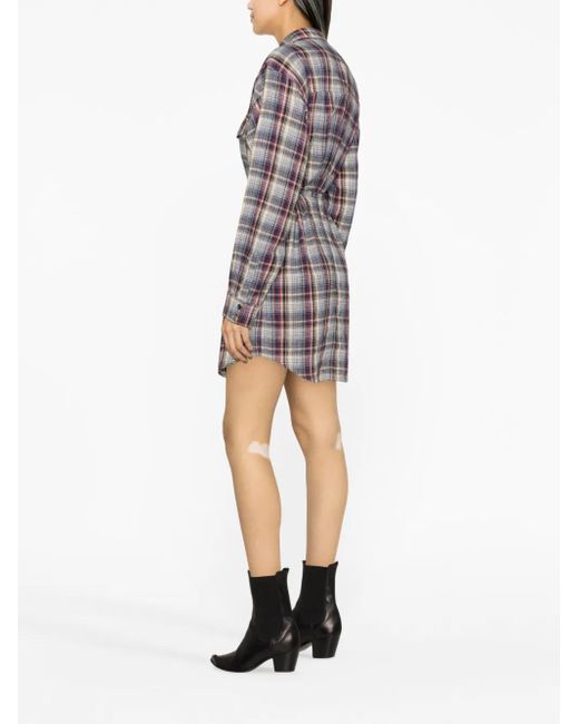 Isabel Marant Gray Liliane Midi Shirt Dress