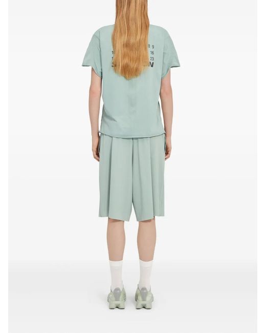 MM6 MAISON MARGIELA X SALOMON Green X Salomon Logo-Print T-Shirt