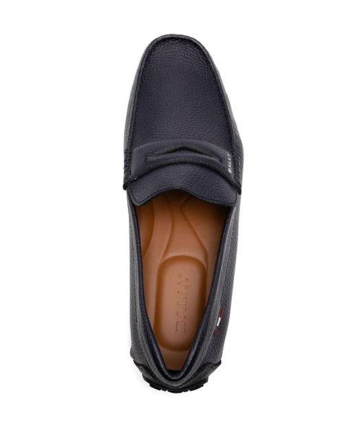 Bally Blue Pilot Driver Loafers for men