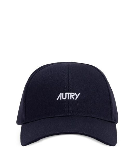 Autry Blue Logo-Embroidered Baseball Cap