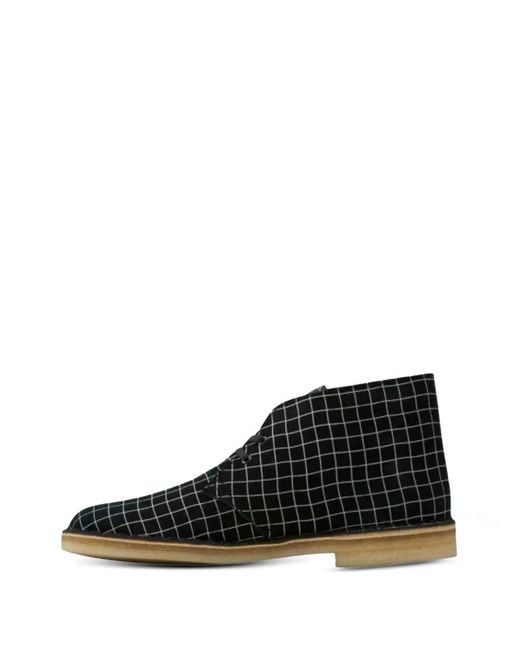 Clarks Desert-Boots Mit Gittermuster in Black für Herren