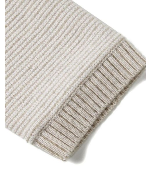 Shanghai Tang White Cashmere Cardigan