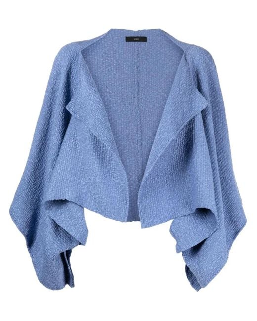 Voz Blue Cropped Bolero Jacket