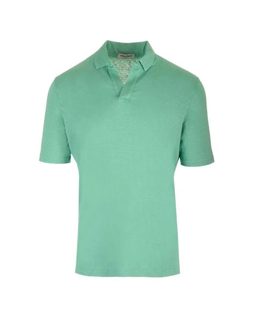Al Duca D'aosta Green Slim-Fit Polo Shirt for men