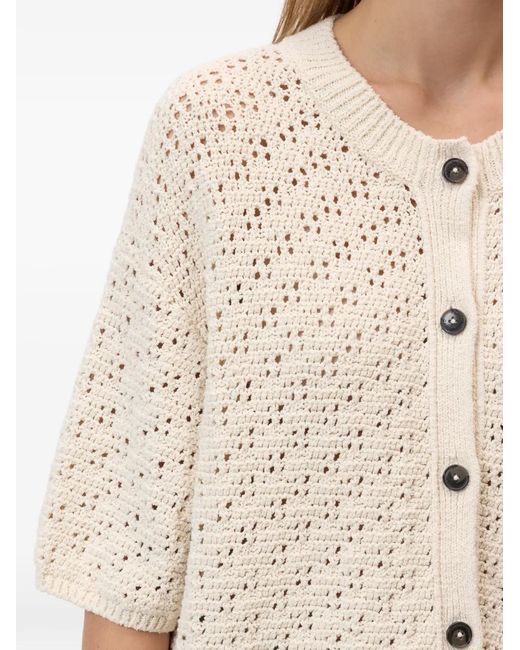 Closed Natural Crew-Neck Cardigan