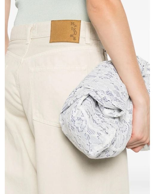 Jeans Con Cinque Tasche di Haikure in White