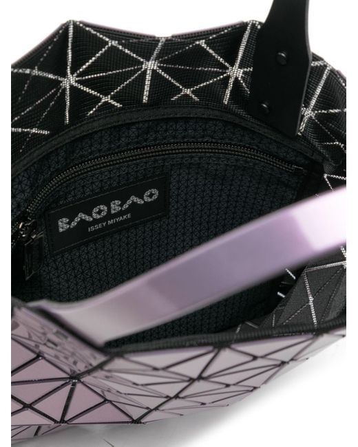 Bao Bao Issey Miyake Purple Prism metallic-finish tote bag