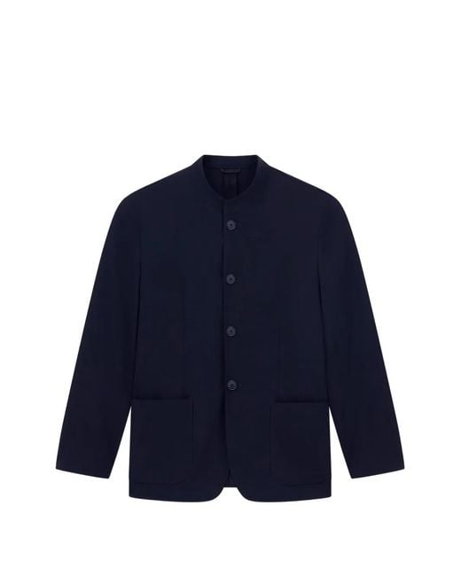 Giorgio Armani Blue Veste Boutonnée for men