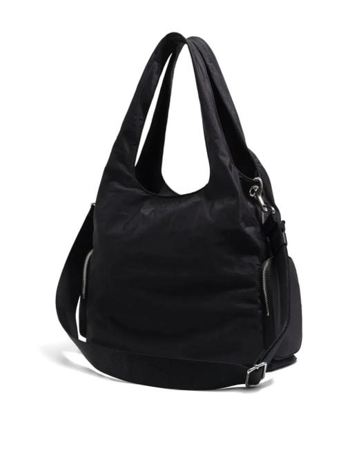 Bimba Y Lola Black Large Paper Shoulder Bag