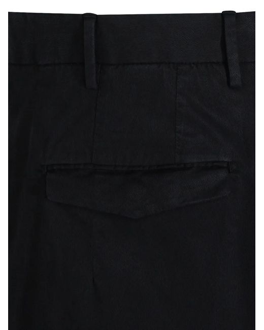 PT Torino Black Pantalon À Design Plissé for men