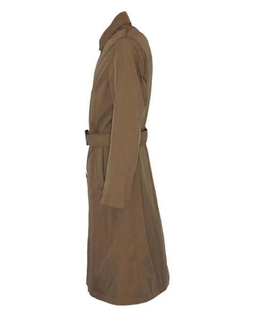 Herno Natural Double-Breasted Belted Coat for men
