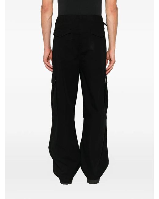 Carhartt Black Logo-Patch Cargo Pants for men