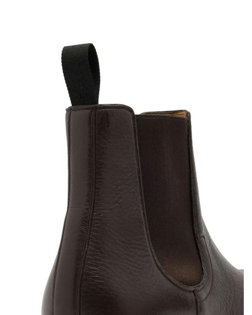 Bally Brown Elasticated Panel Chelsea Boots for men