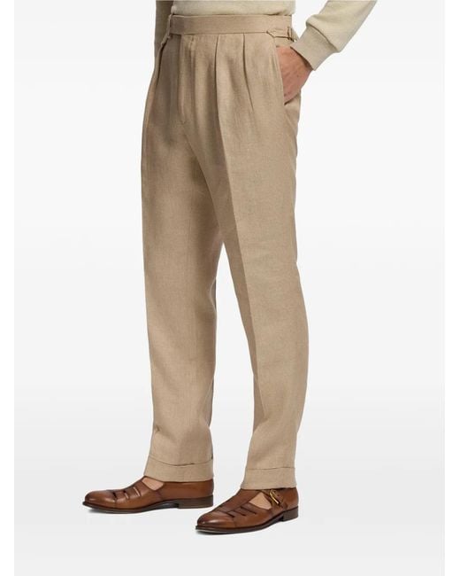 Ralph Lauren Natural Gregory Twill Trousers for men