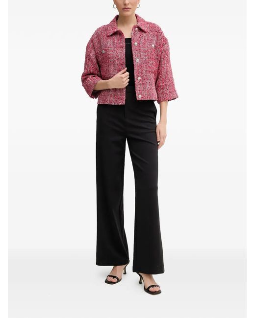 Mos Mosh Red Button Weave Jacket