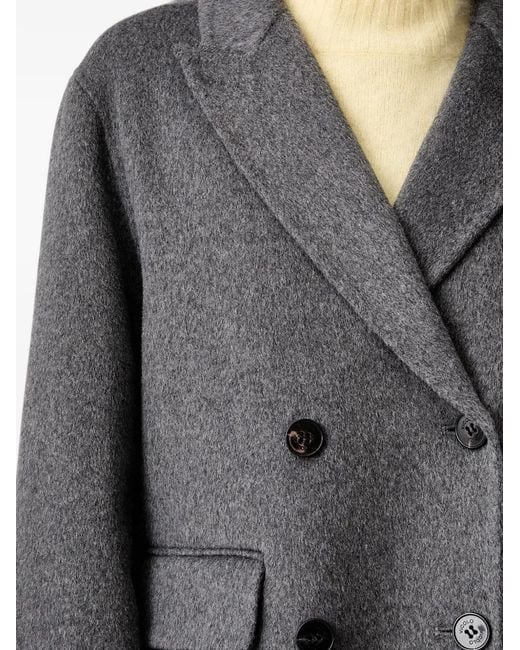 ViCOLO Gray Double-Breasted Blazer