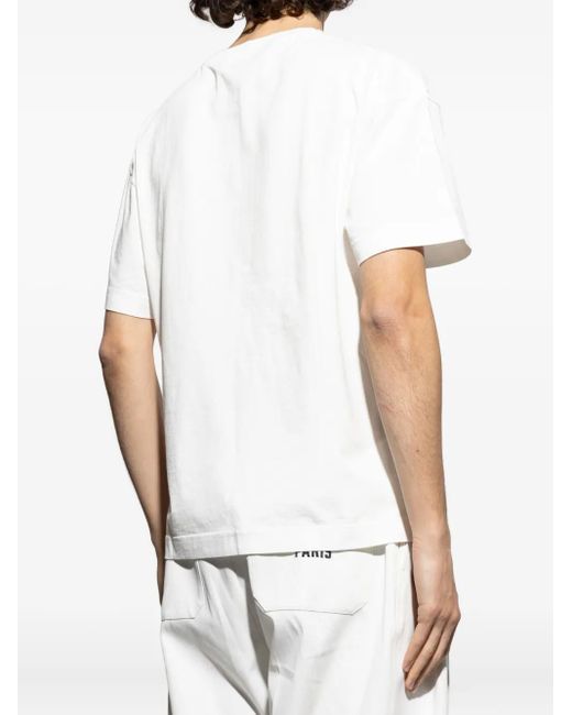 メンズ Palm Angels パームツリープリント Tシャツ White