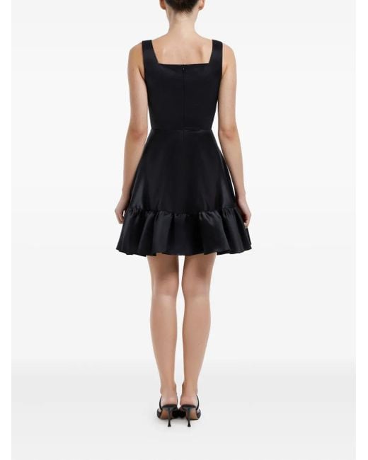 Abito Corto Con Ruches di POST MERIDIEM in Black