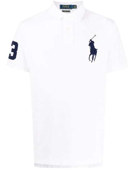 Polo Ralph Lauren 'Big Pony' Poloshirt in White für Herren