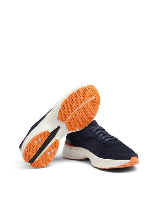 Santoni Blue Bounce Sneakers for men