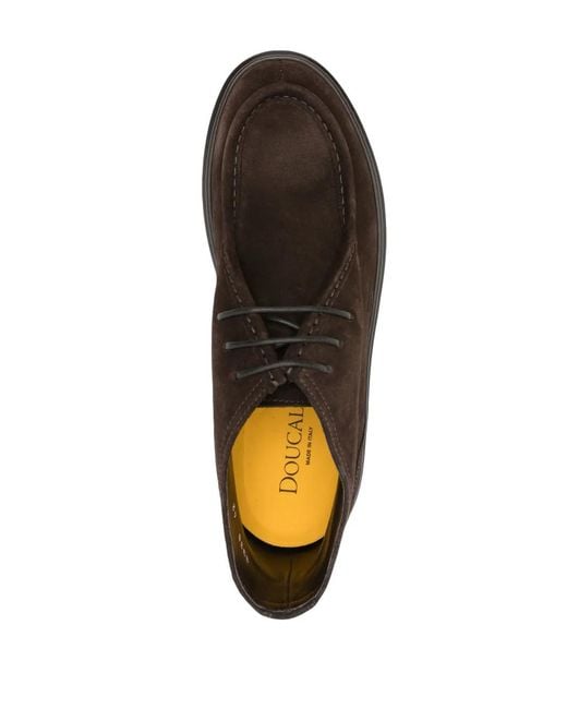 Doucal's Brown Chukka Derby Shoes for men