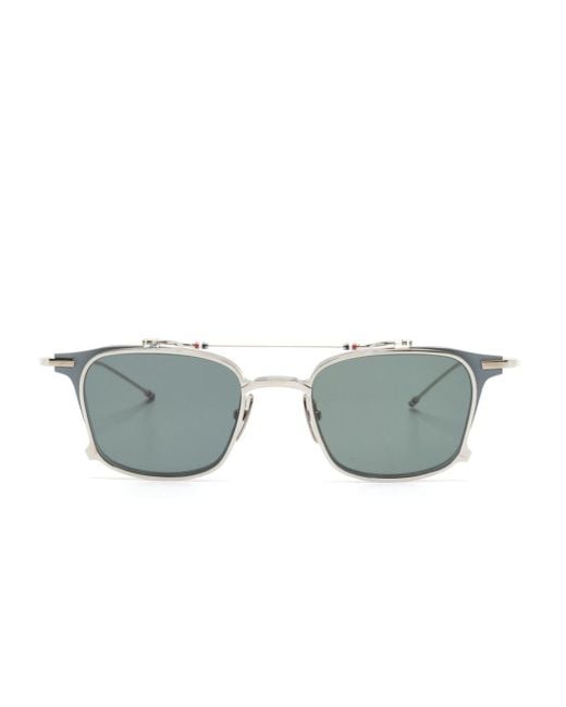 Thom Browne Gray Wayfarer-frame Sunglasses for men