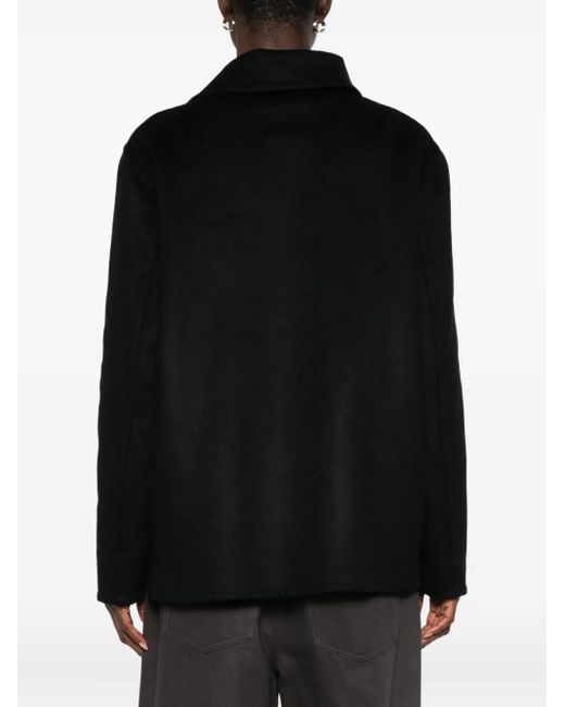 Malo Black Cashmere Biker Jacket