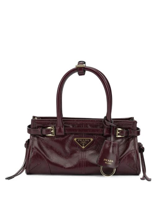 Prada Purple Bonnie Leather Mini-Bag