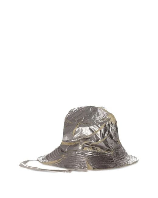 Rick Owens Gray Gilligan Bucket Hat