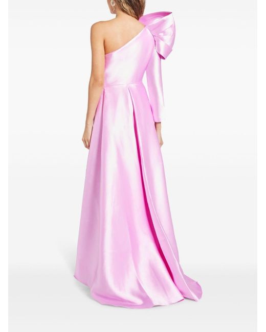 Solace London Pink Asymmetrisches Malia Abendkleid