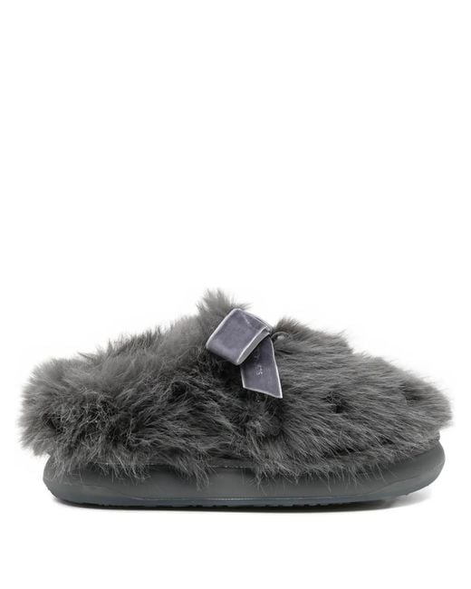 Rockfish Gray X Susan Fang Mules En Fourrure