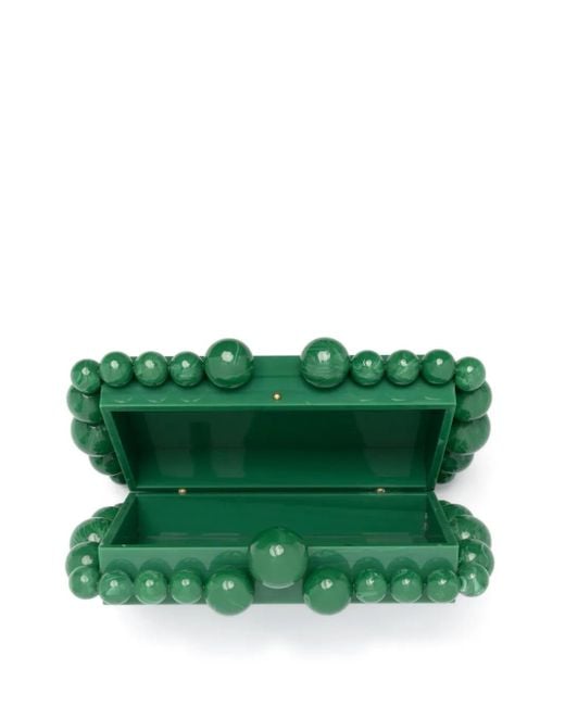 Cult Gaia Green Eos Clutch Bag