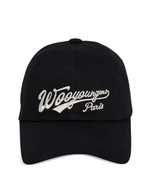 Wooyoungmi Black Logo Cap for men