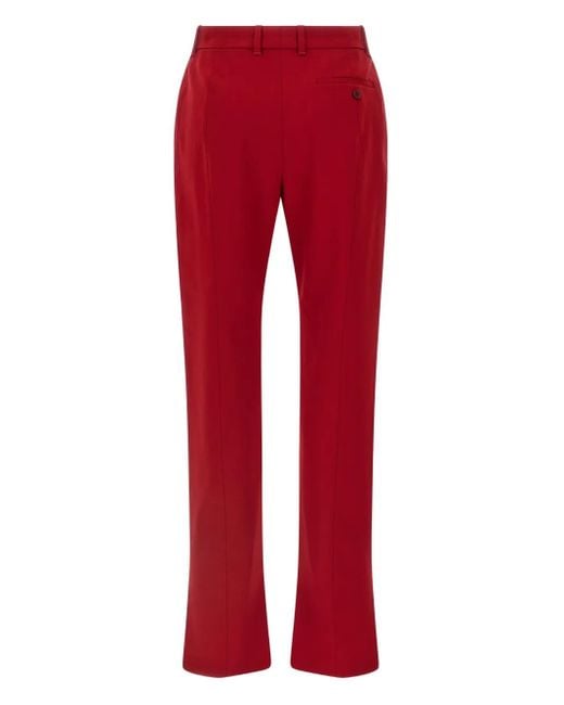 McQueen Pleated Flared Trousers