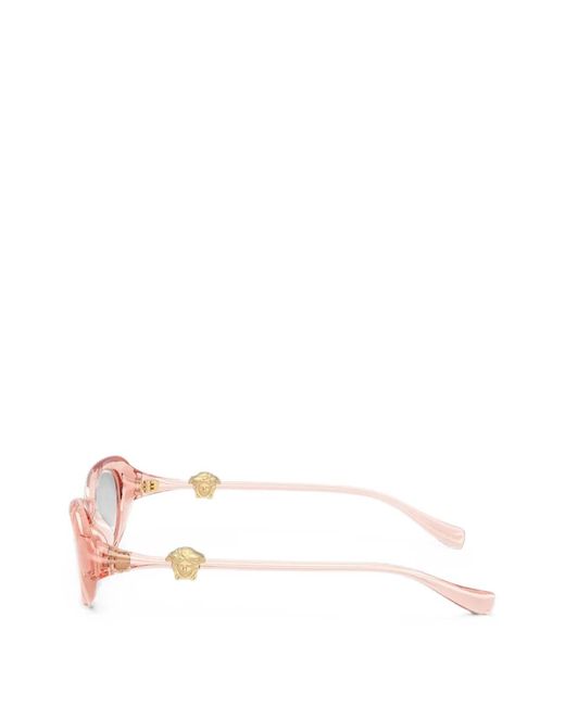 Versace Pink Oval-Frame Glasses